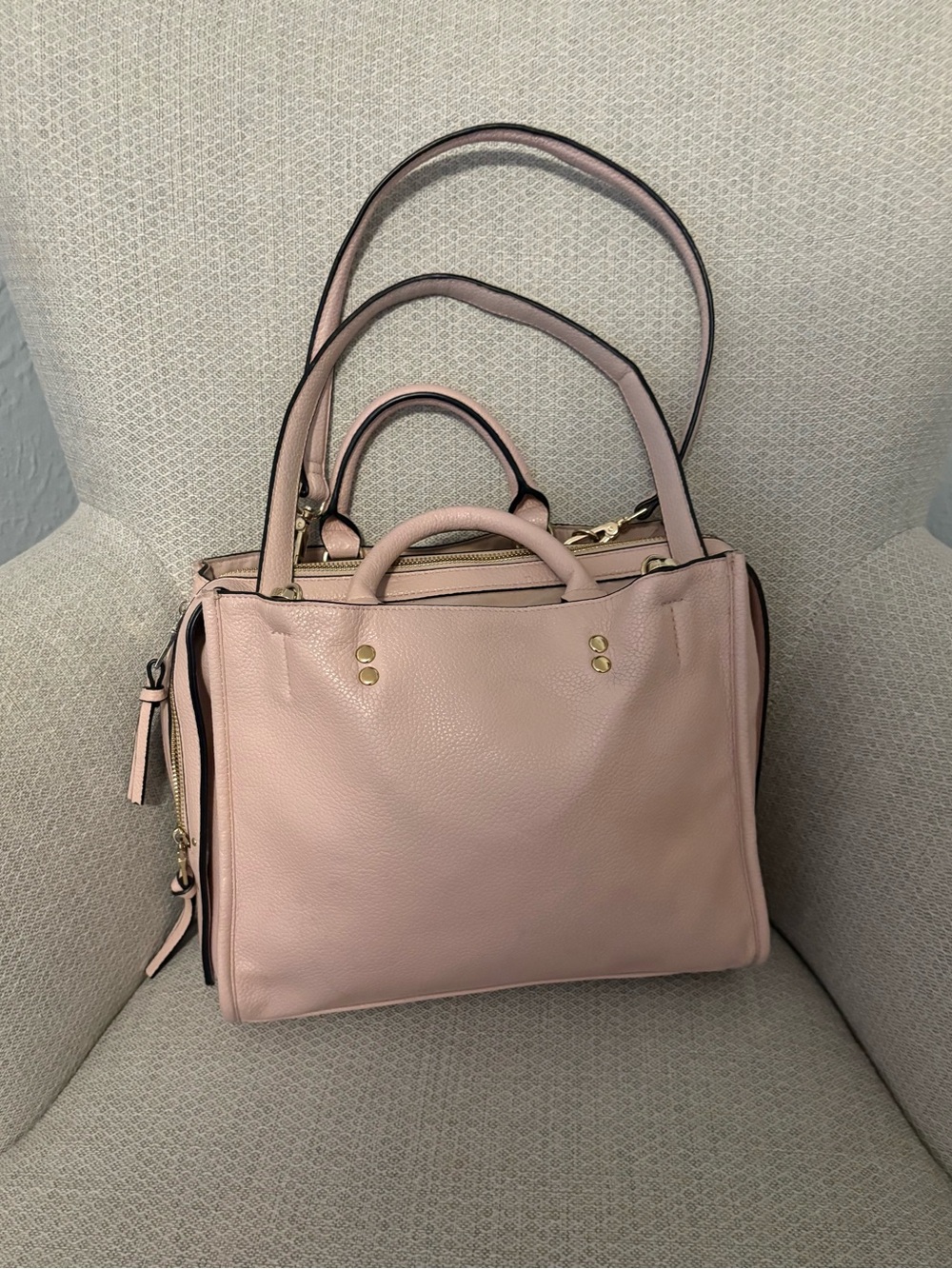 Steve Madden Blush Pink Leather Bag
